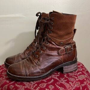 Taos “Crave” Women’s Brown Genuine Leather Boot Size 8